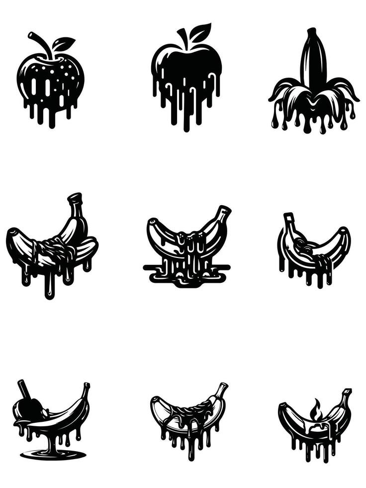 Fruits Collection Logo Design vector