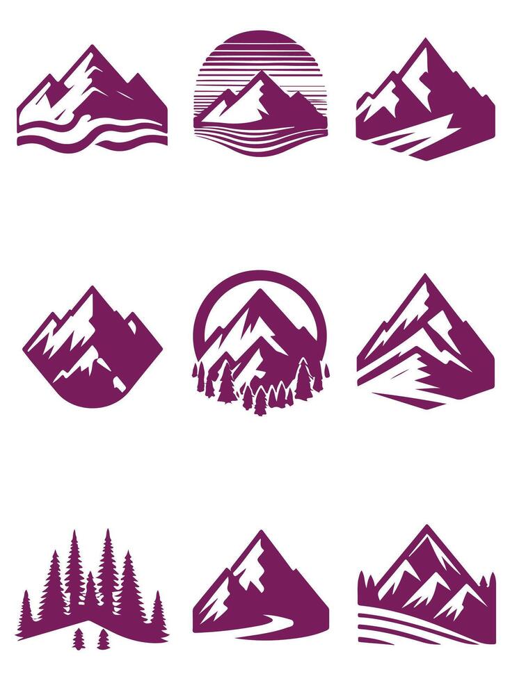 Good Peak Collection Logo Design vector