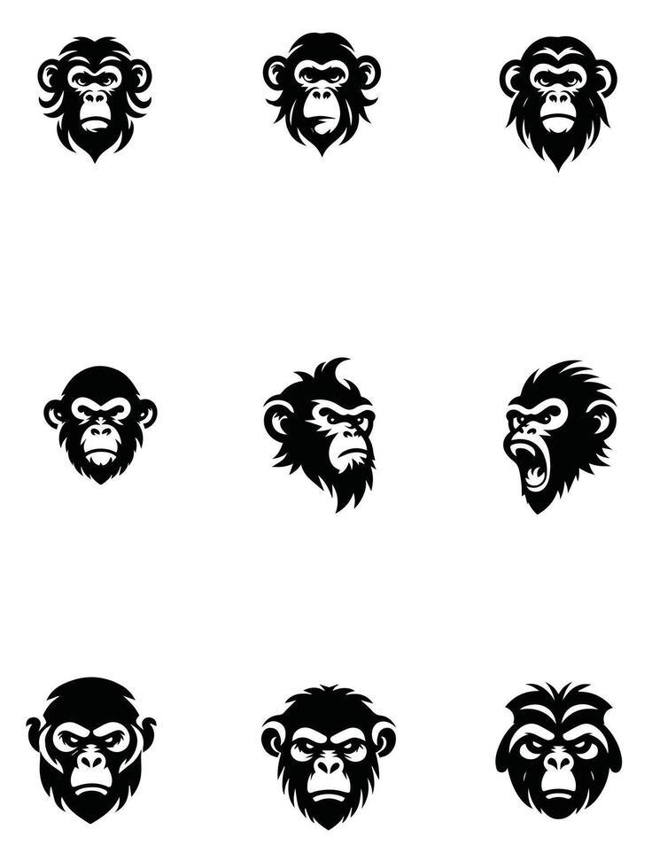 Monkey Mischief Logo Design vector