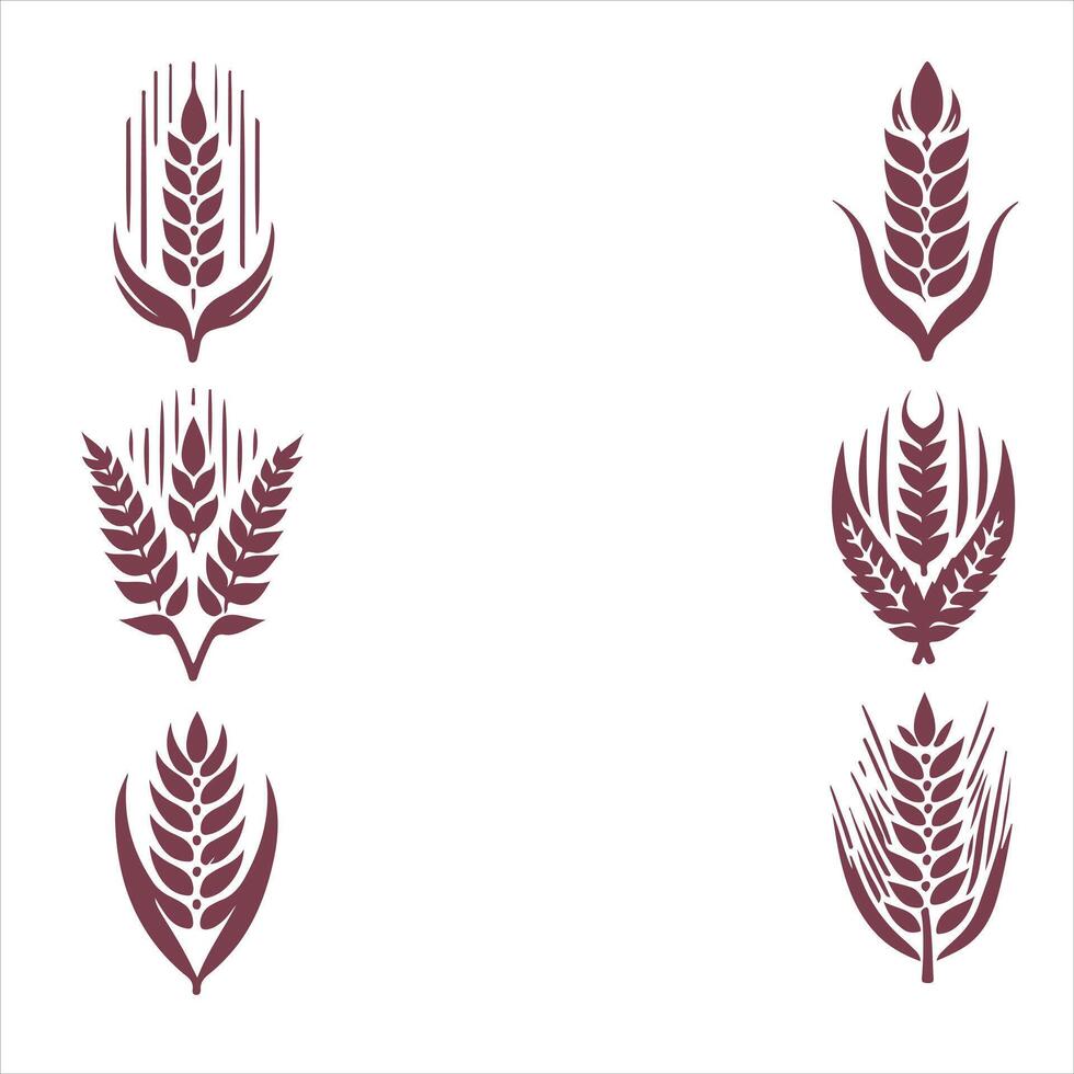 Rustic Fields collection logo design vector