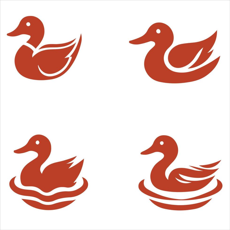 Quack Quest collection logo design vector