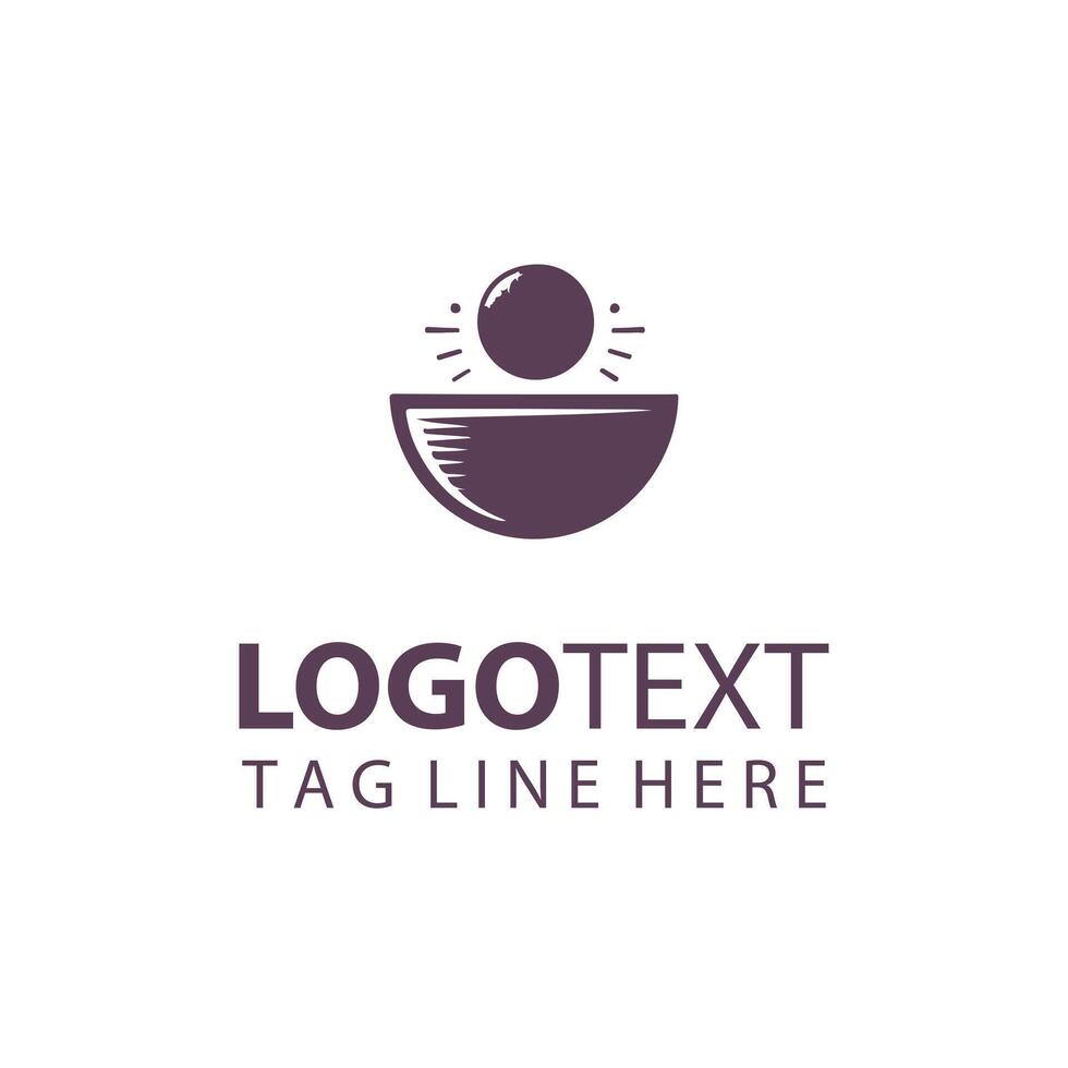 Heavenly Bowls Logo Design vector