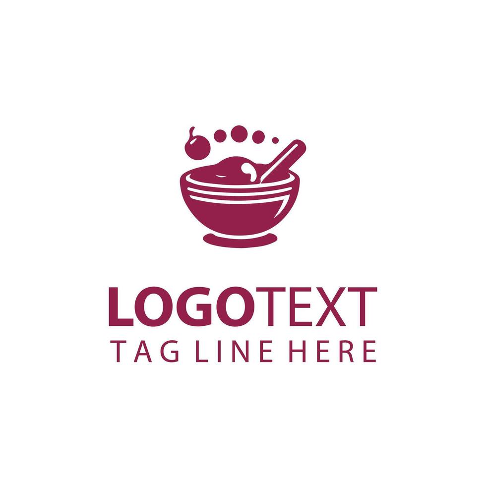 The Tasteful Bowl Logo Design vector