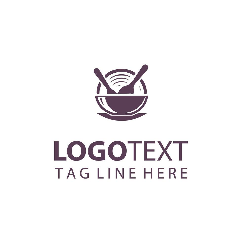 The Gourme Bowl Logo Design vector