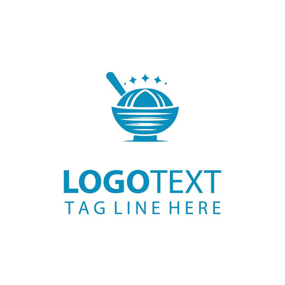 Artisan Dish Bowl Logo Design vector