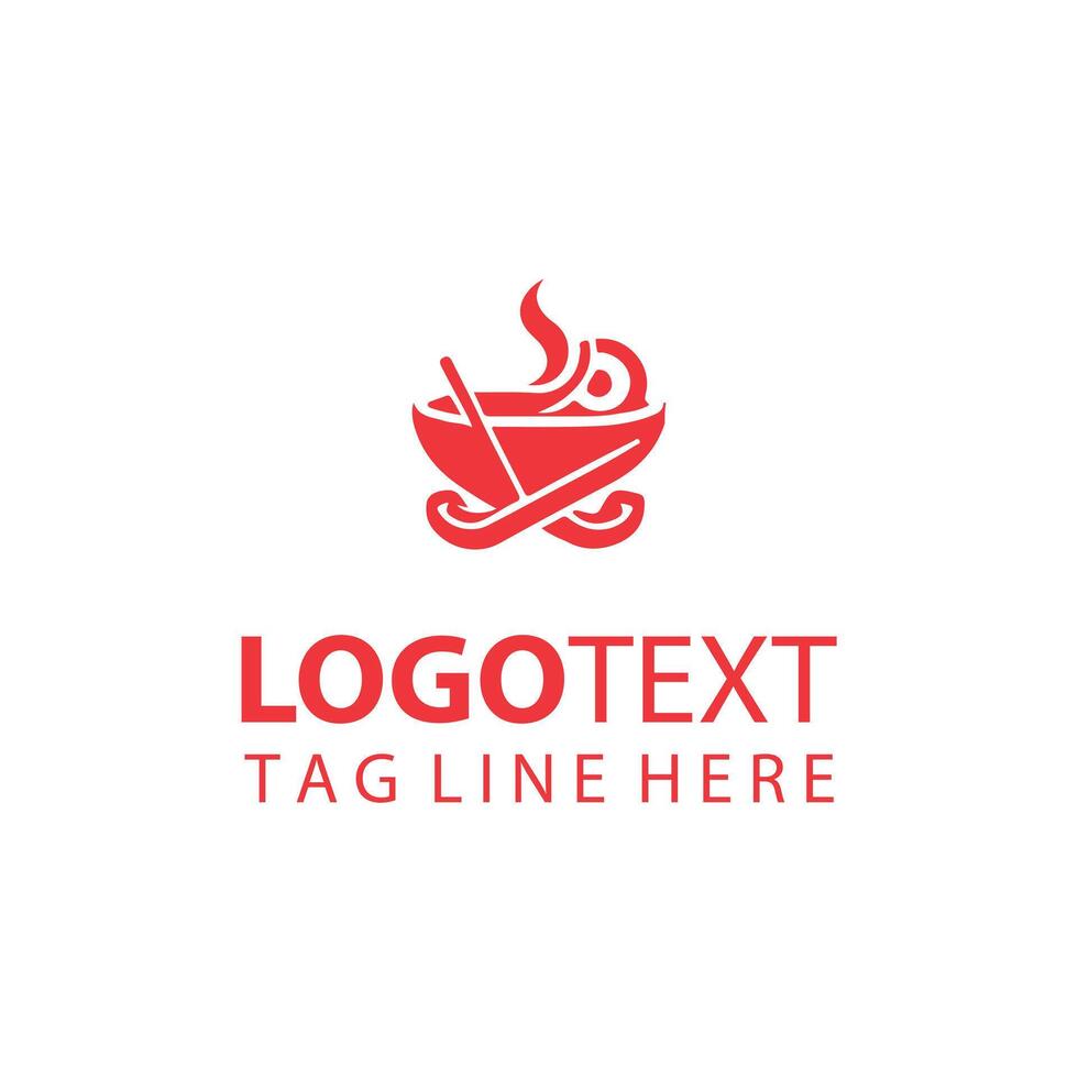 Bold Bowl Logo Design vector