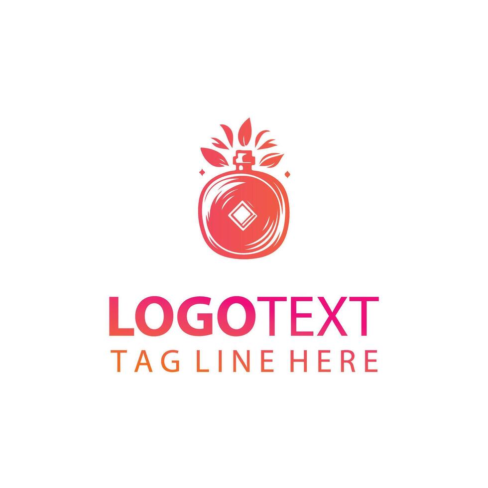 Enchante ferpume logo design vector