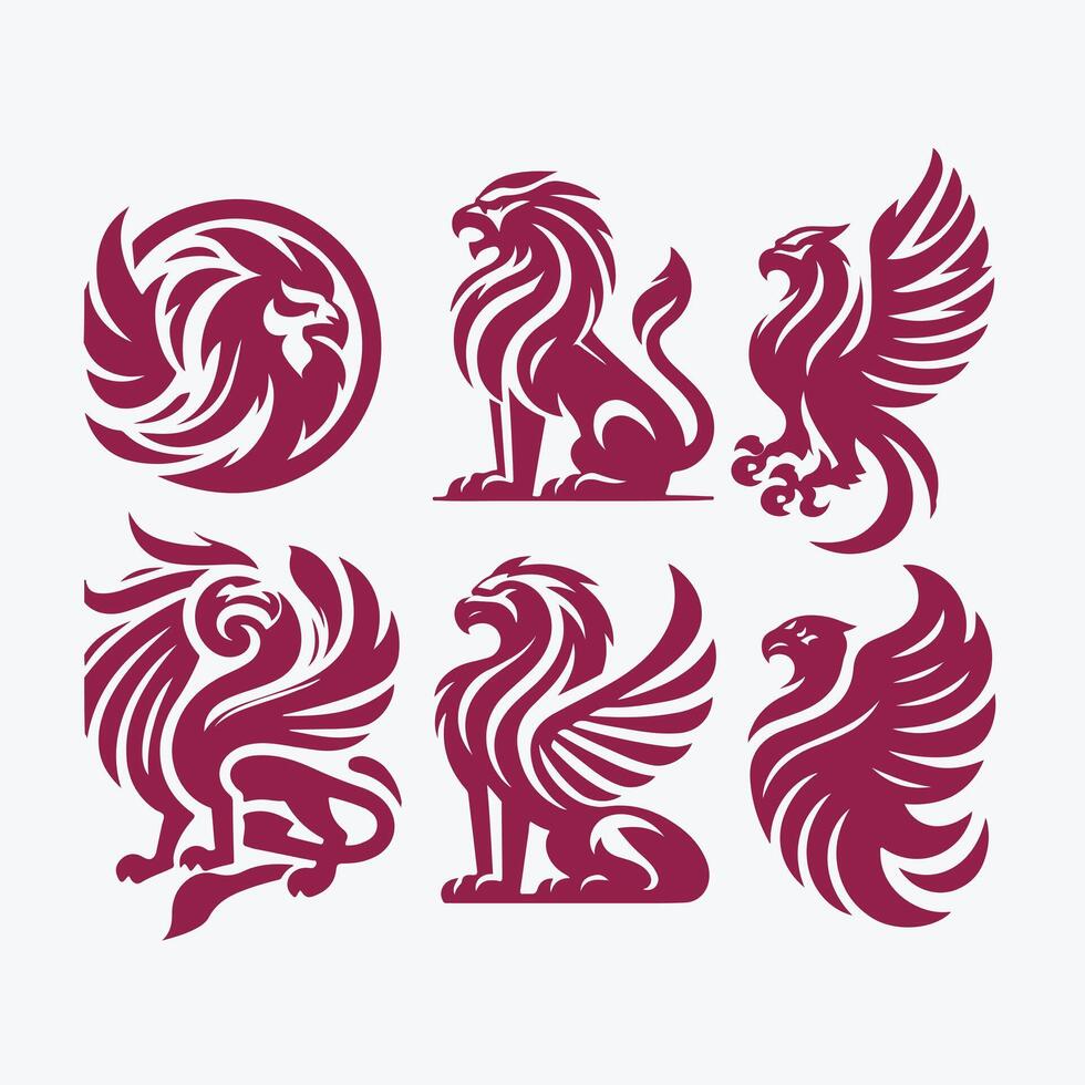 Silver Griffin collection logo vector