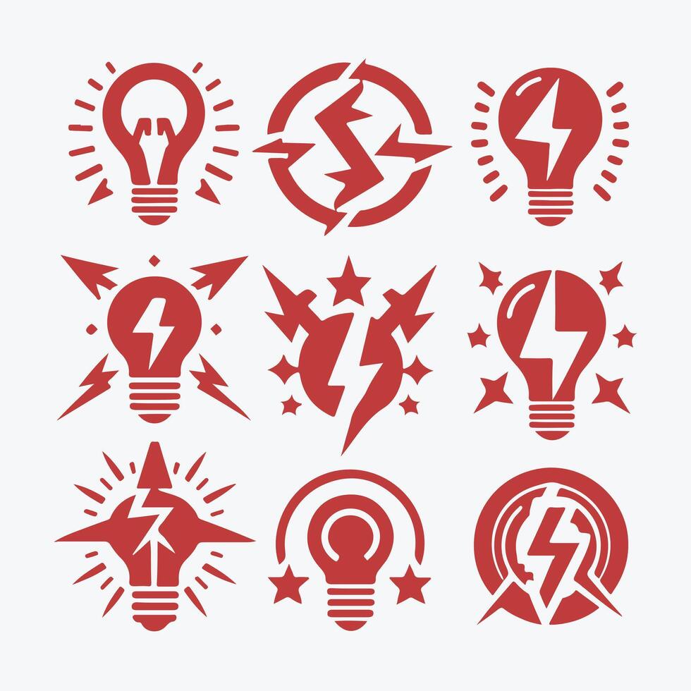 Wired Energy collection logo vector