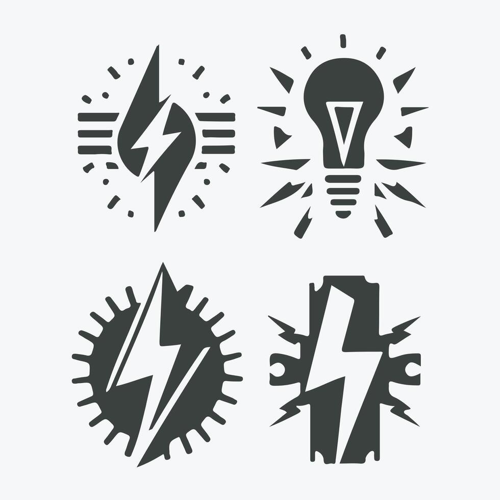 Power Circuit collection logo vector