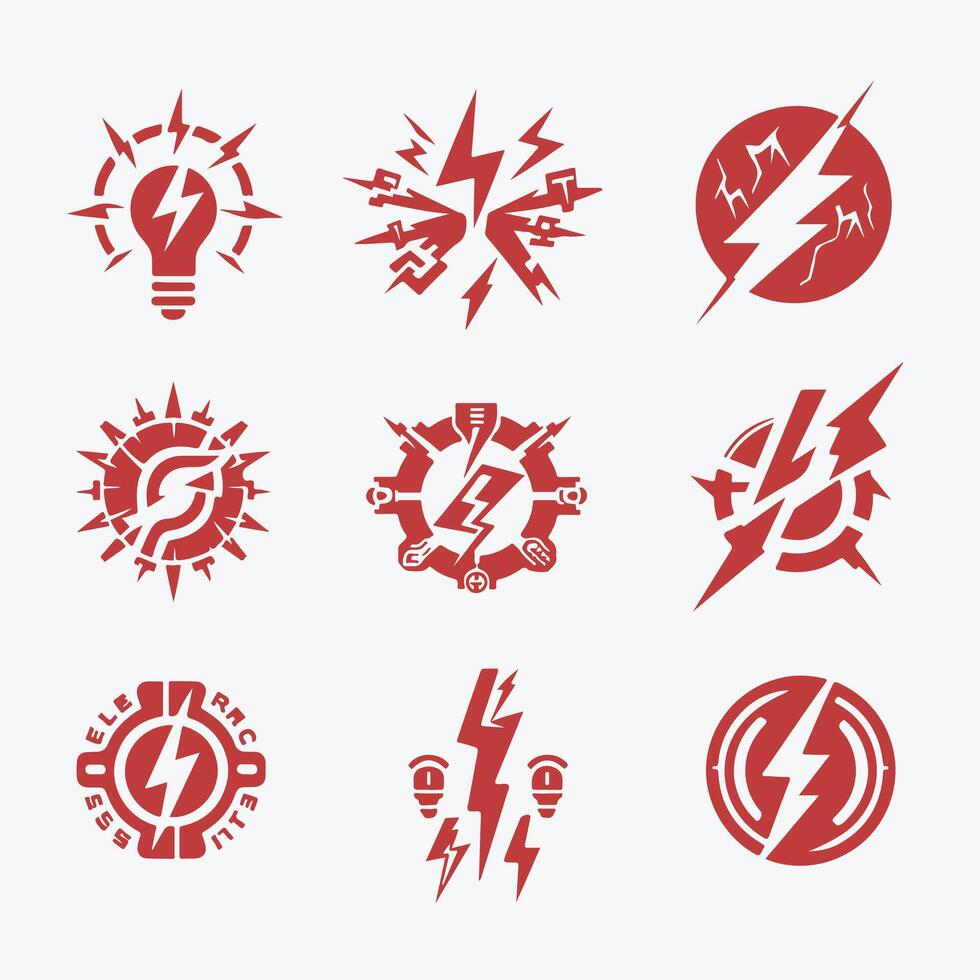Ion Surge collection logo vector