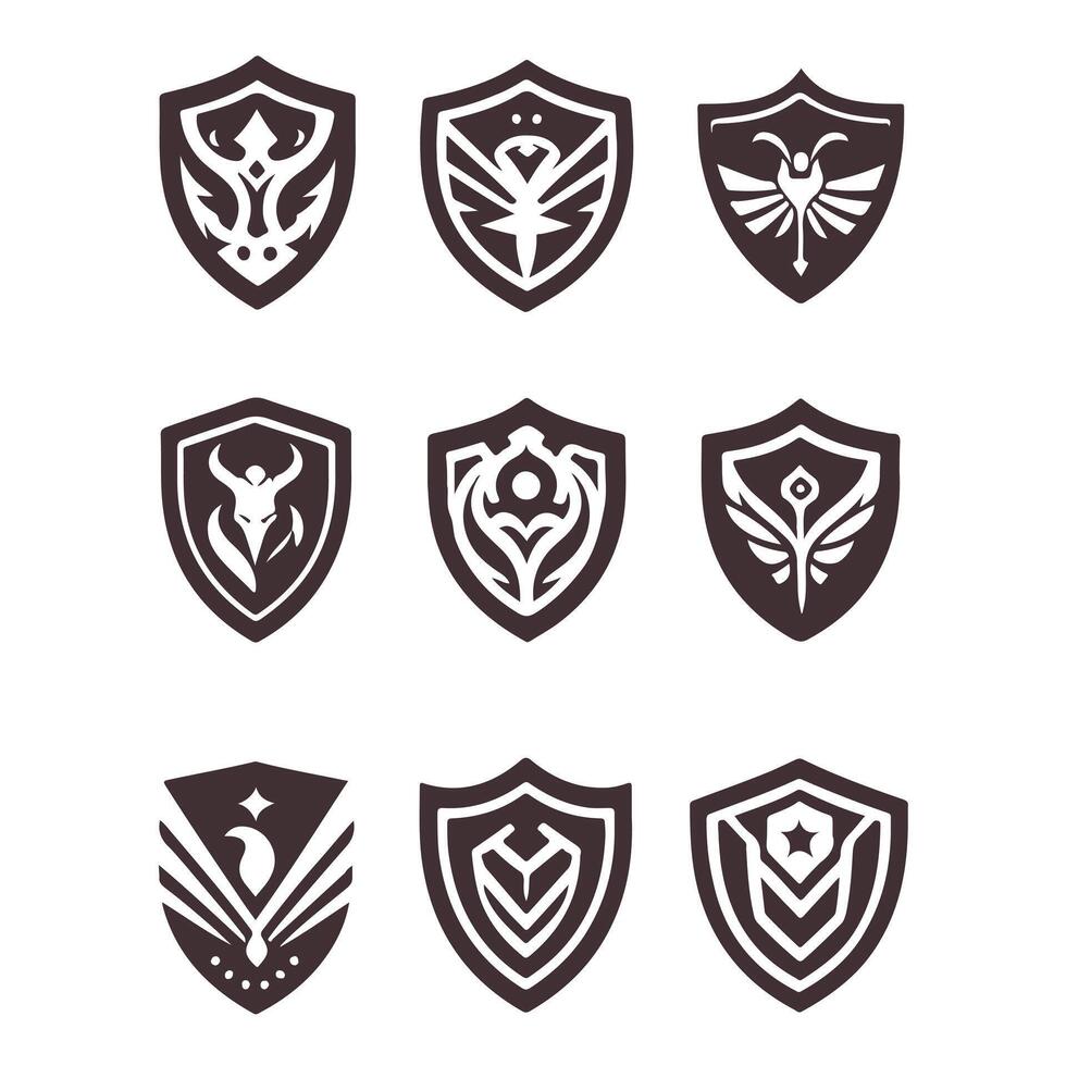Sacred Blade collection logo design vector
