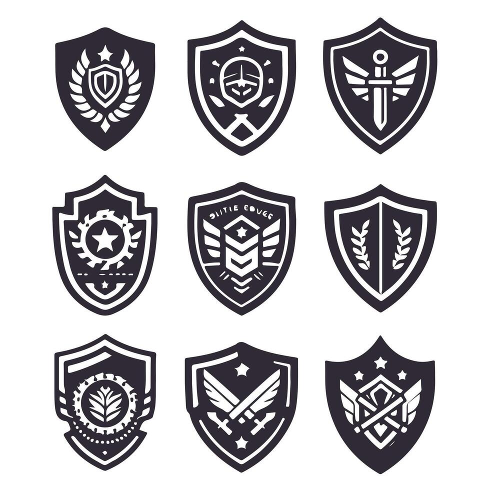 Noble Blade collection logo design vector