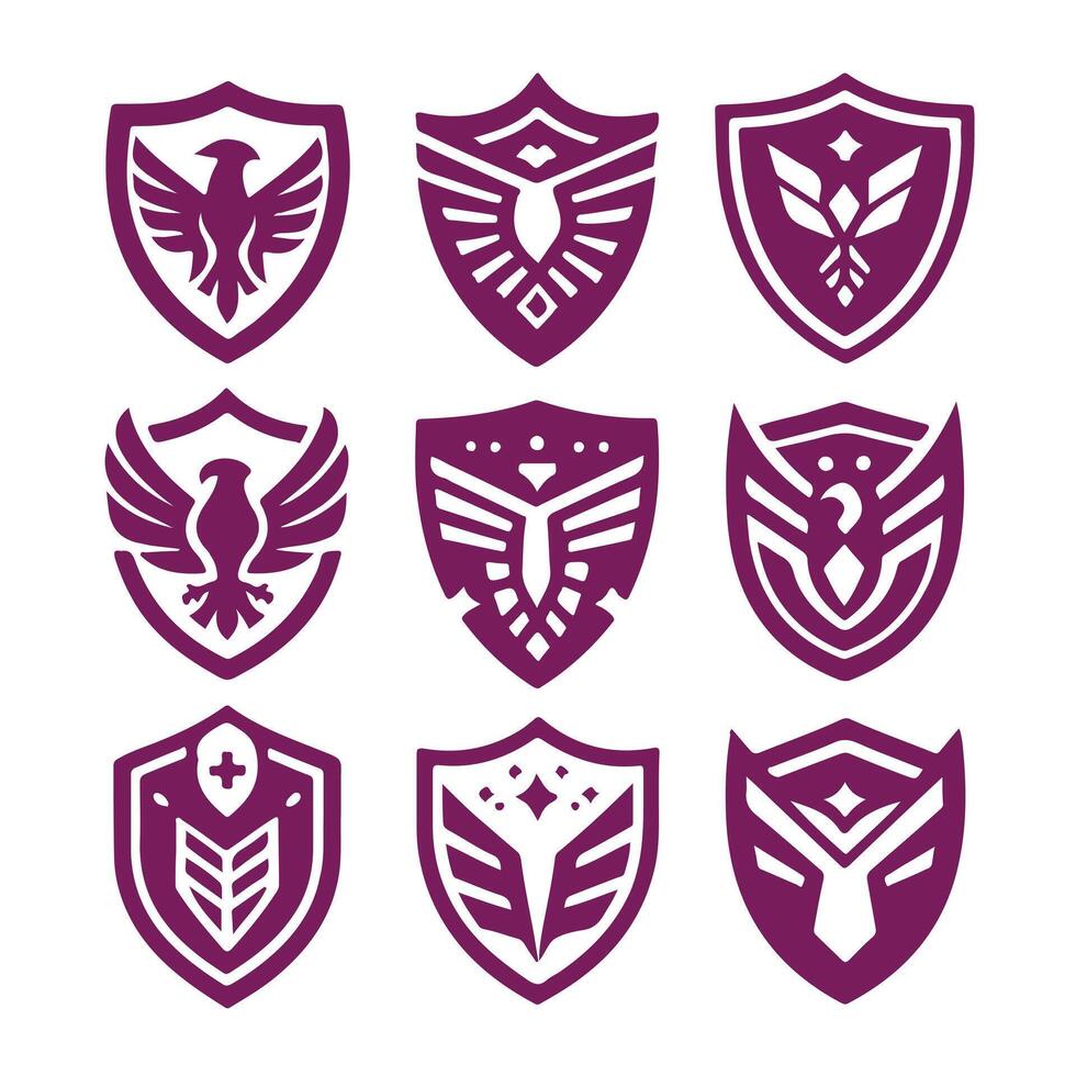 Defenders Hold collection logo design vector