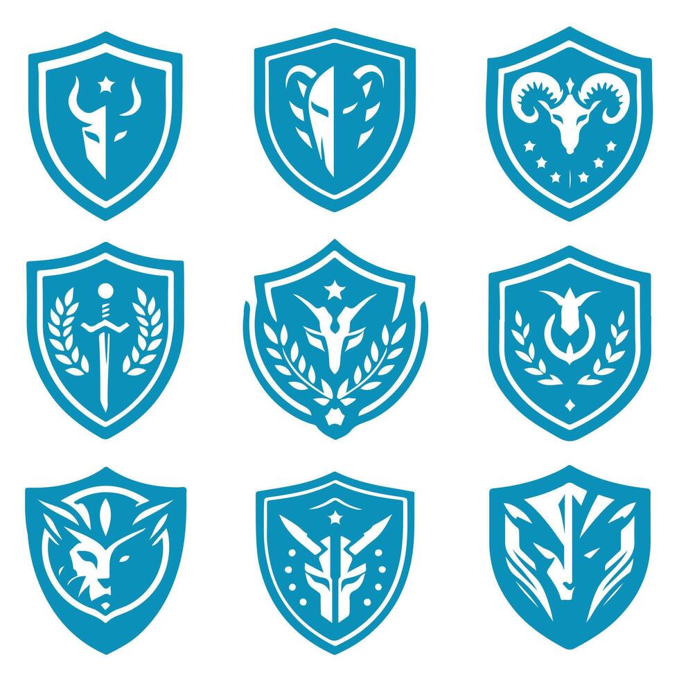 Shoguns Resolve collection logo design vector