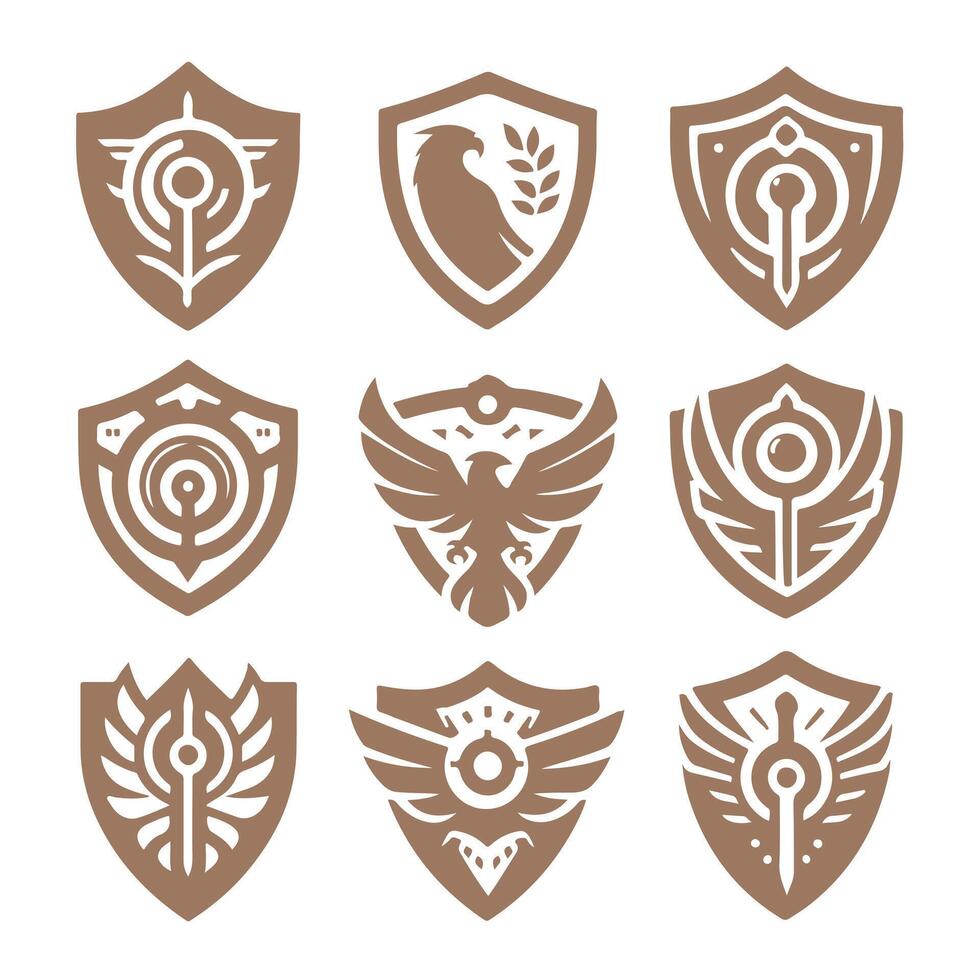 Dragons Katana collection logo design vector