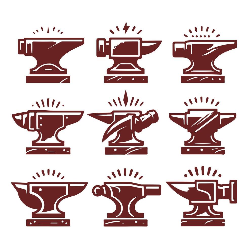 Iron Edge collection logo design vector