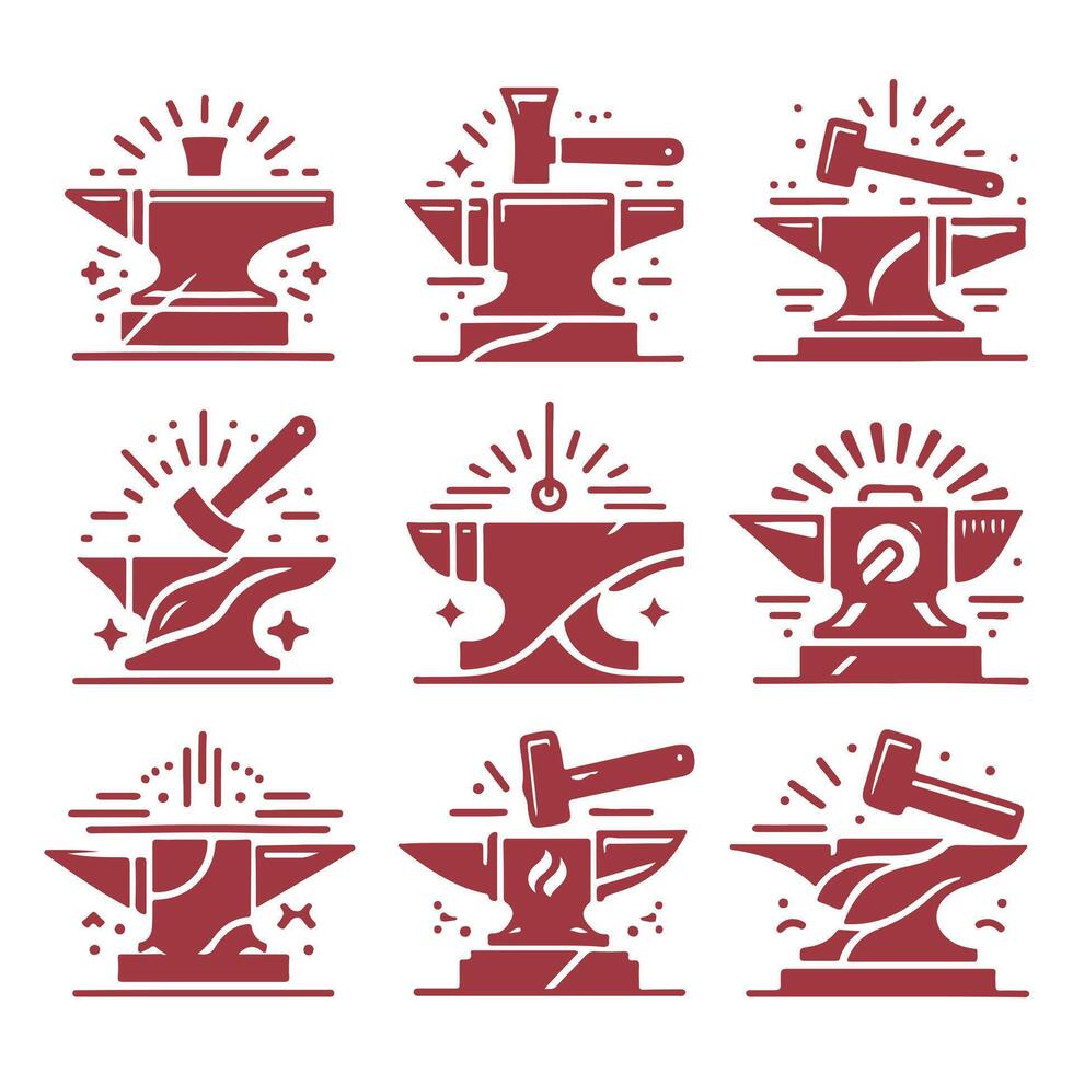 Heat Wave Welding collection logo design vector