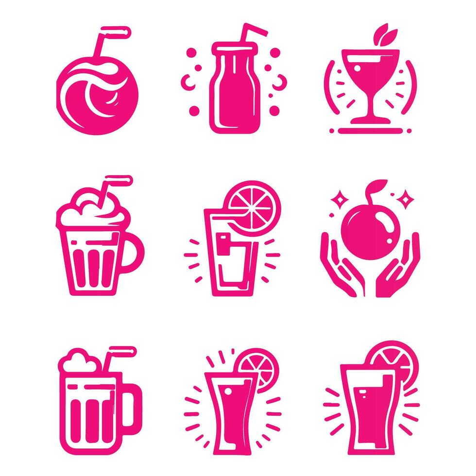 Chill Drop collection logo design vector