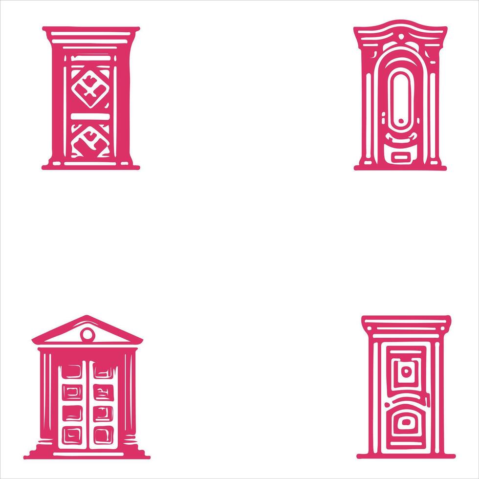 Secure Entrance collection logo vector