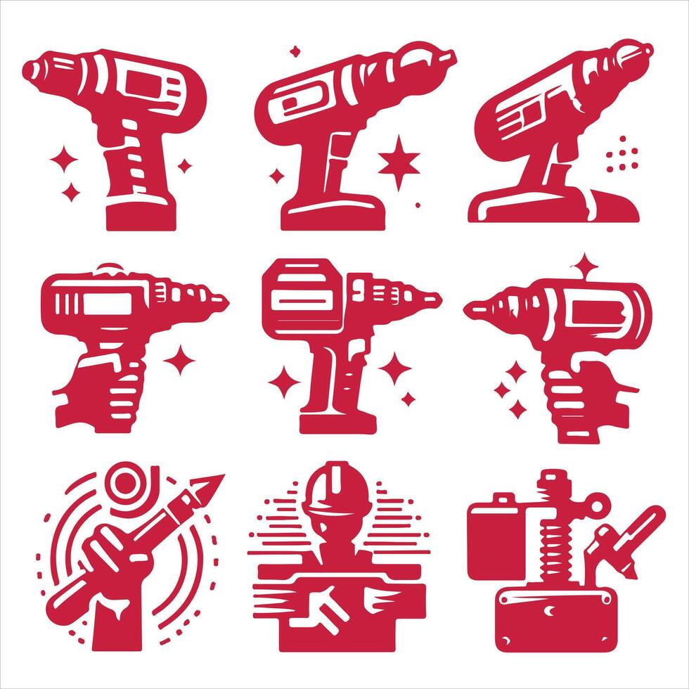 Edge Drill Co collection logo vector