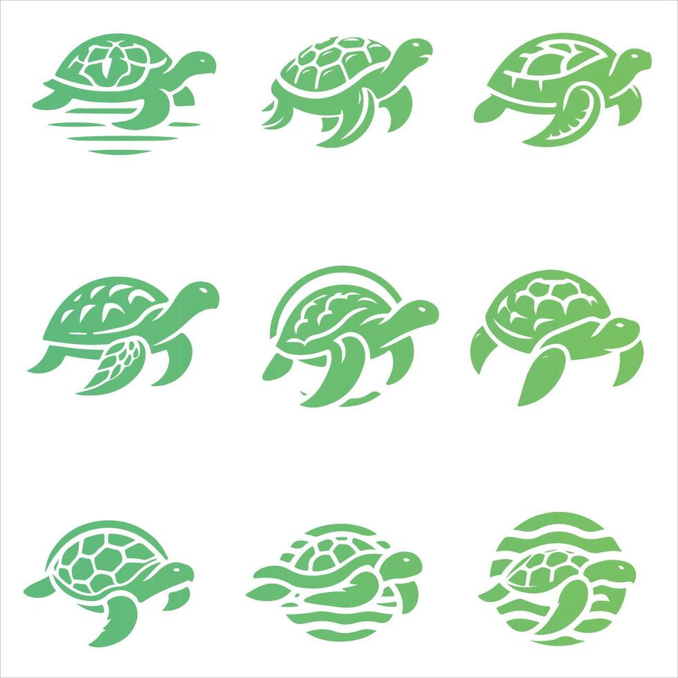 Turtle Nest collection logo vector