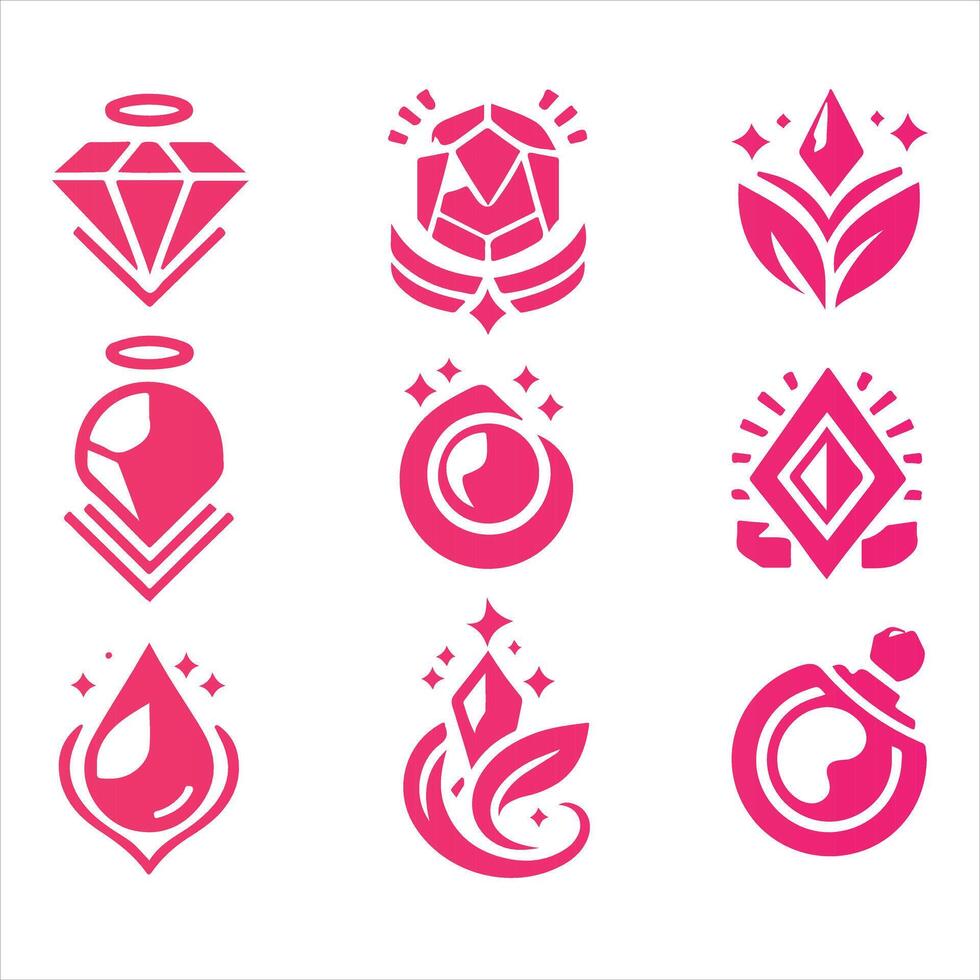 Diamond Radiance collection logo vector