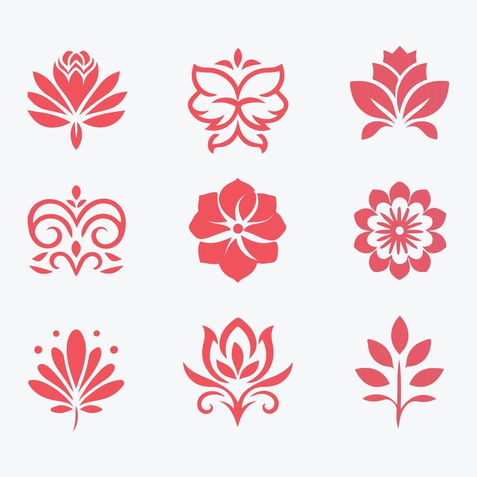 Royal Jasmine collection logo vector