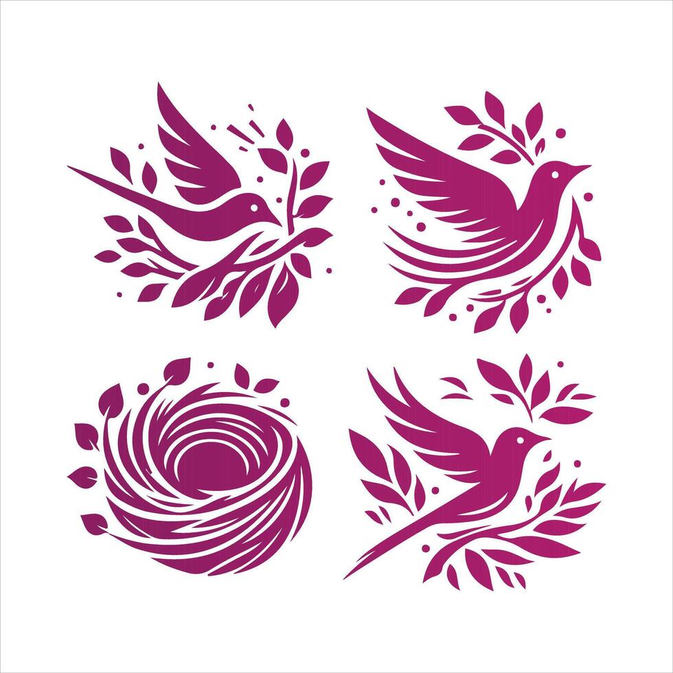 Nest Sphere collection logo vector