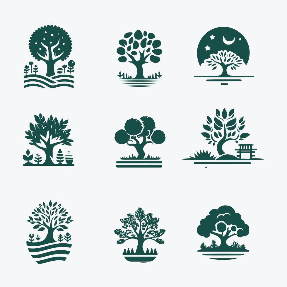 Arbor Oasis collection logo vector