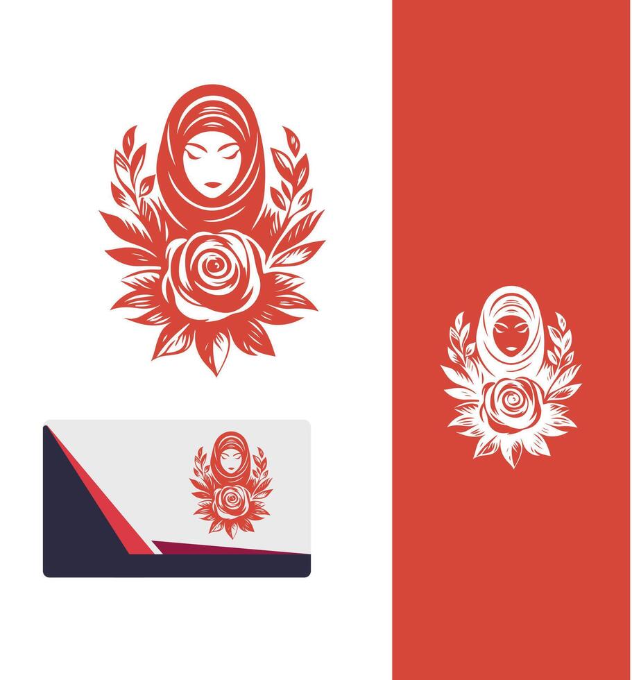 Elegant Veiled Logo vector