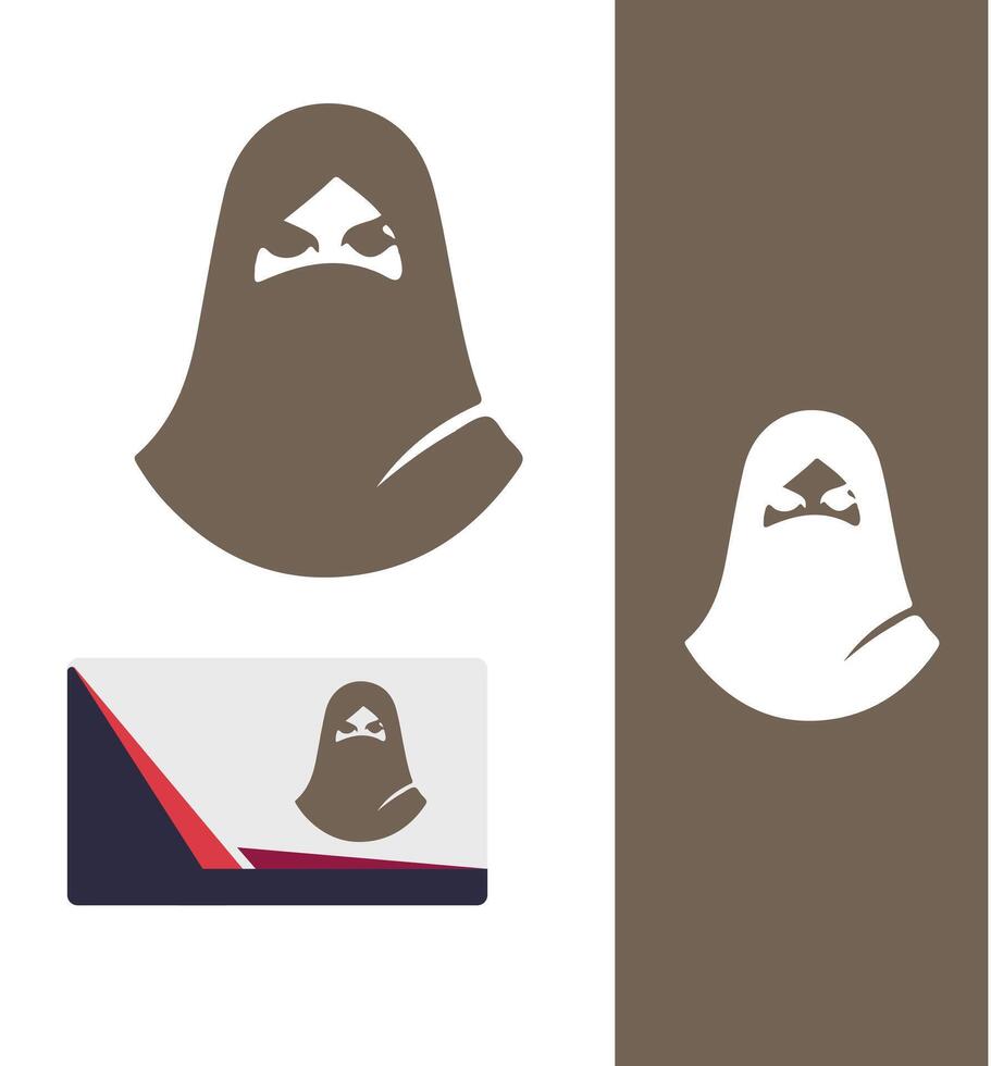 Mystique Maiden Veiled Logo vector