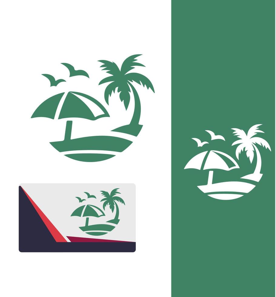 Ocean Touch Studios Beach Logo vector
