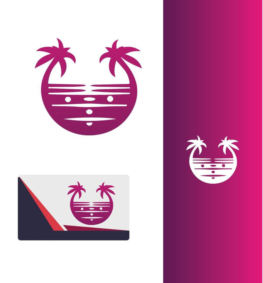 High Tide Creations Beach Logo vector