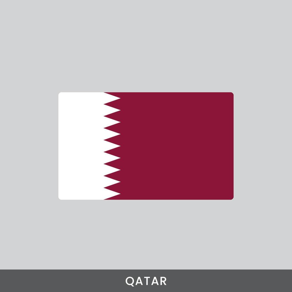 Qatar national flag design vector