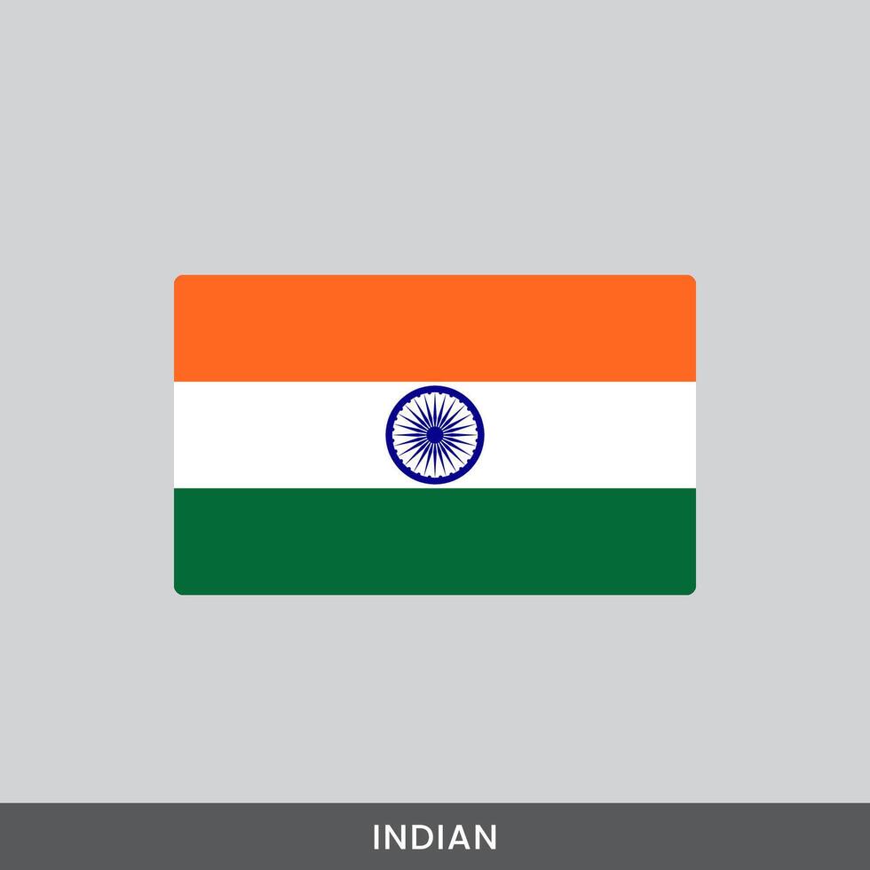 India national flag design vector