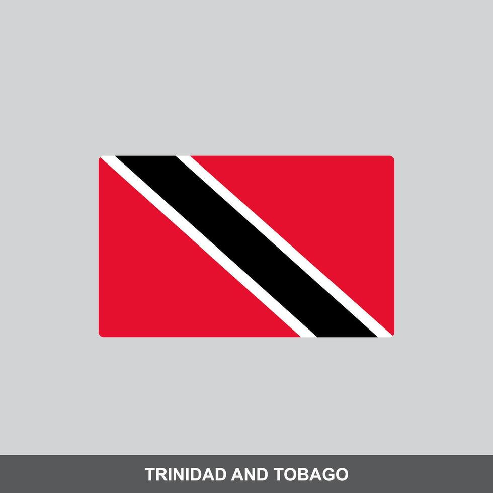Trinidad national flag design vector