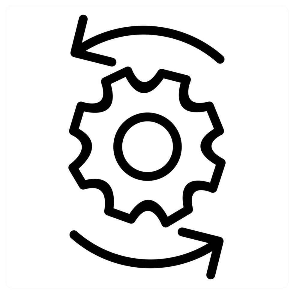 Configuration and settings icon vector