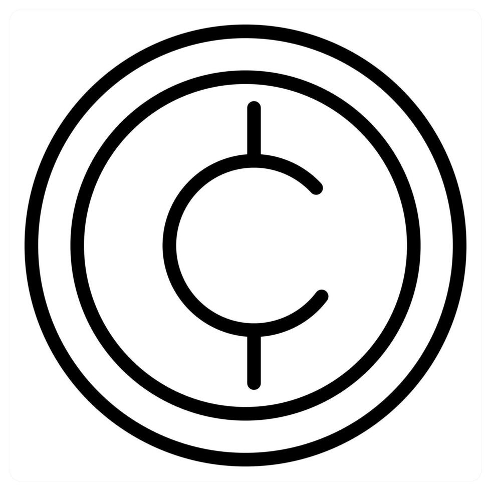 Cent and money icon concept vector
