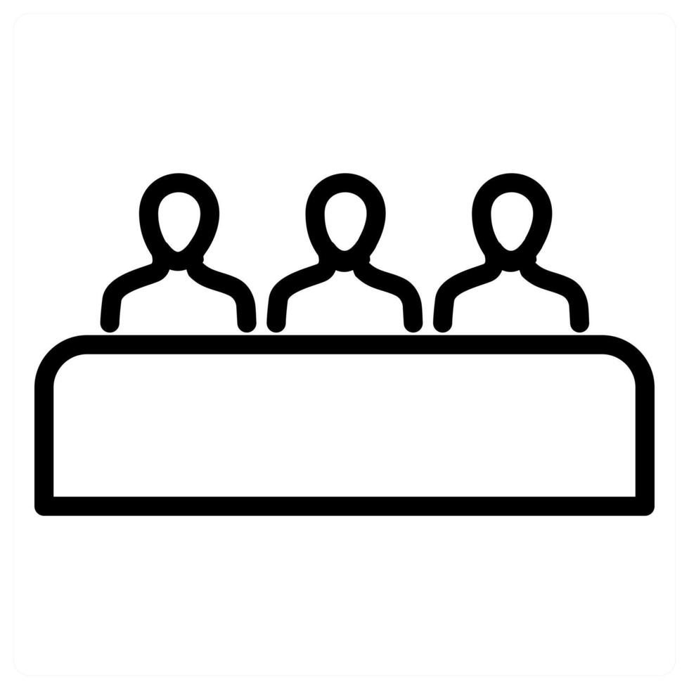 Business Meeting and presentation icon concept vector