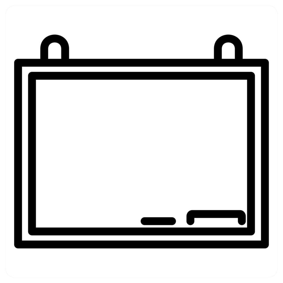 White Board and education icon concept vector