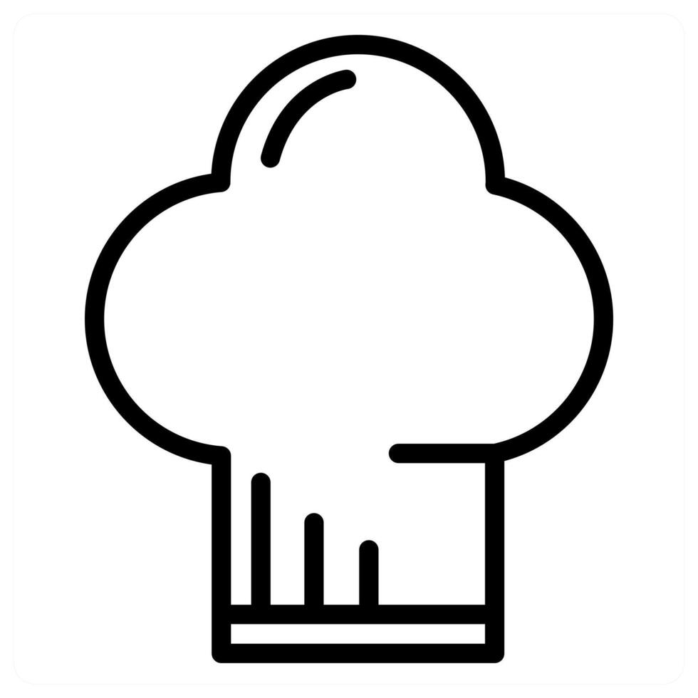 Chef Hat and hat icon concept vector
