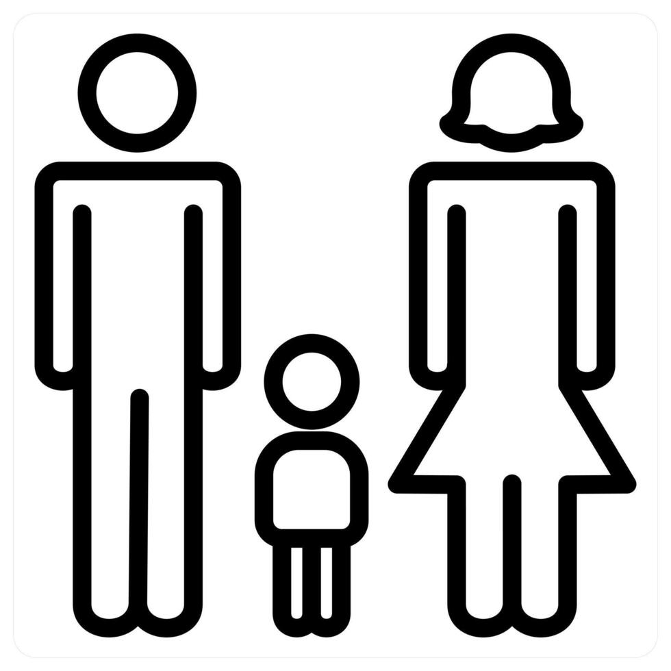 Family icon concept vector