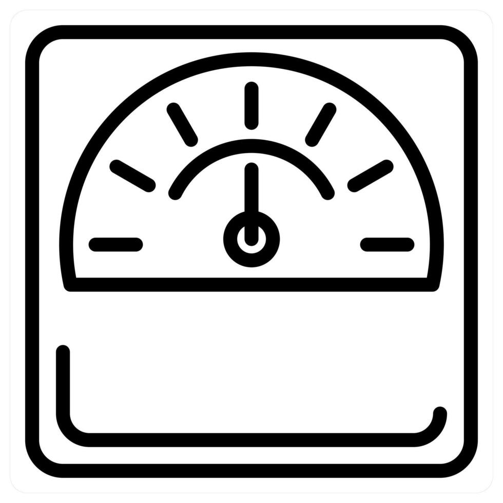 Weight Machine icon concept vector