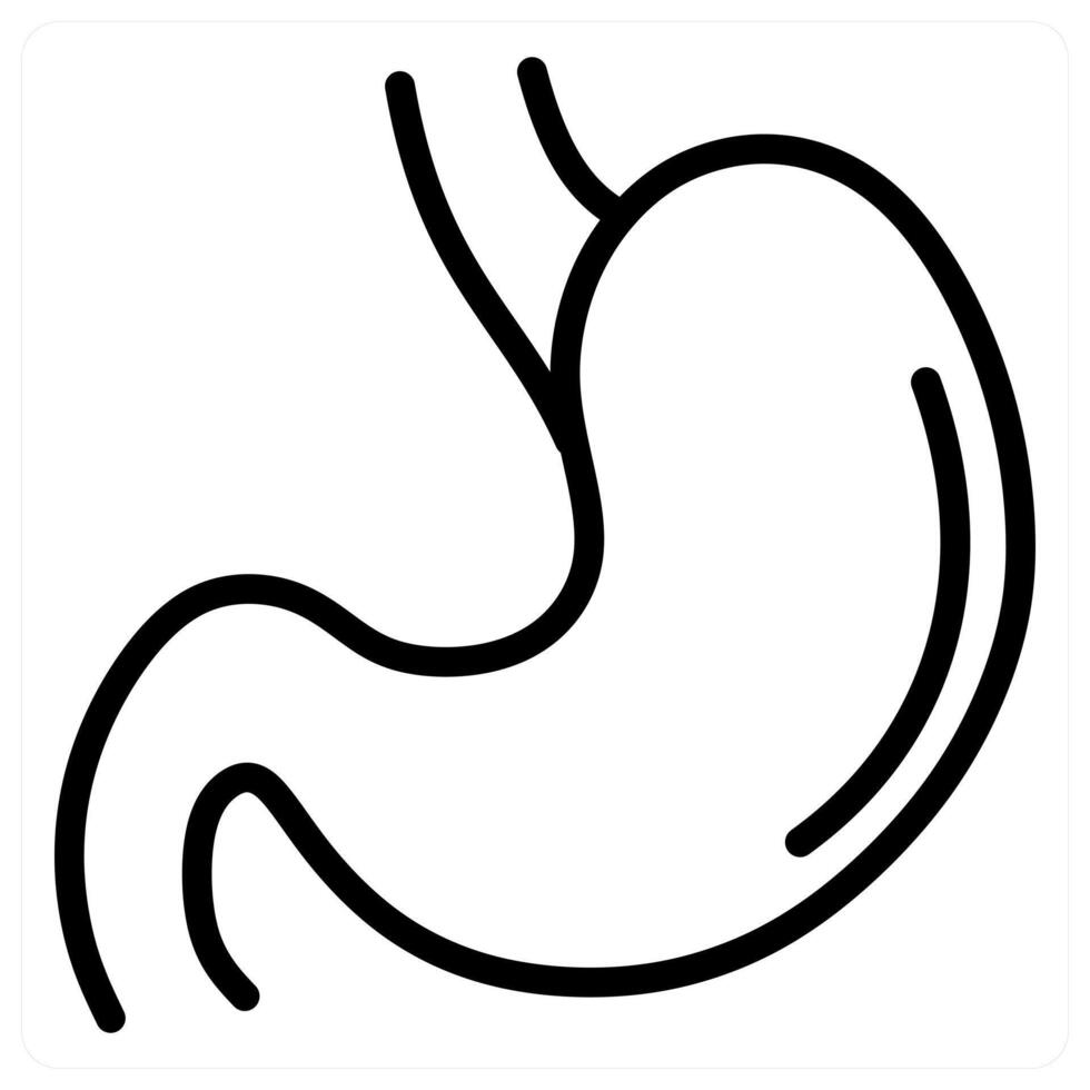 Stomach icon concept vector
