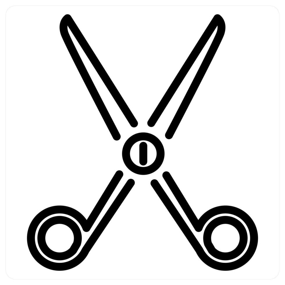 Scissor icon concept vector