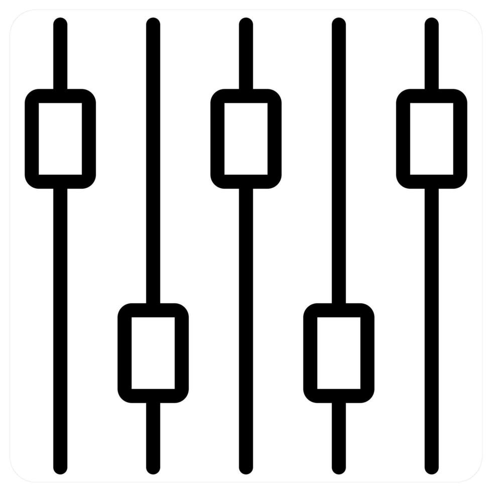 Music Settings and music icon concept vector