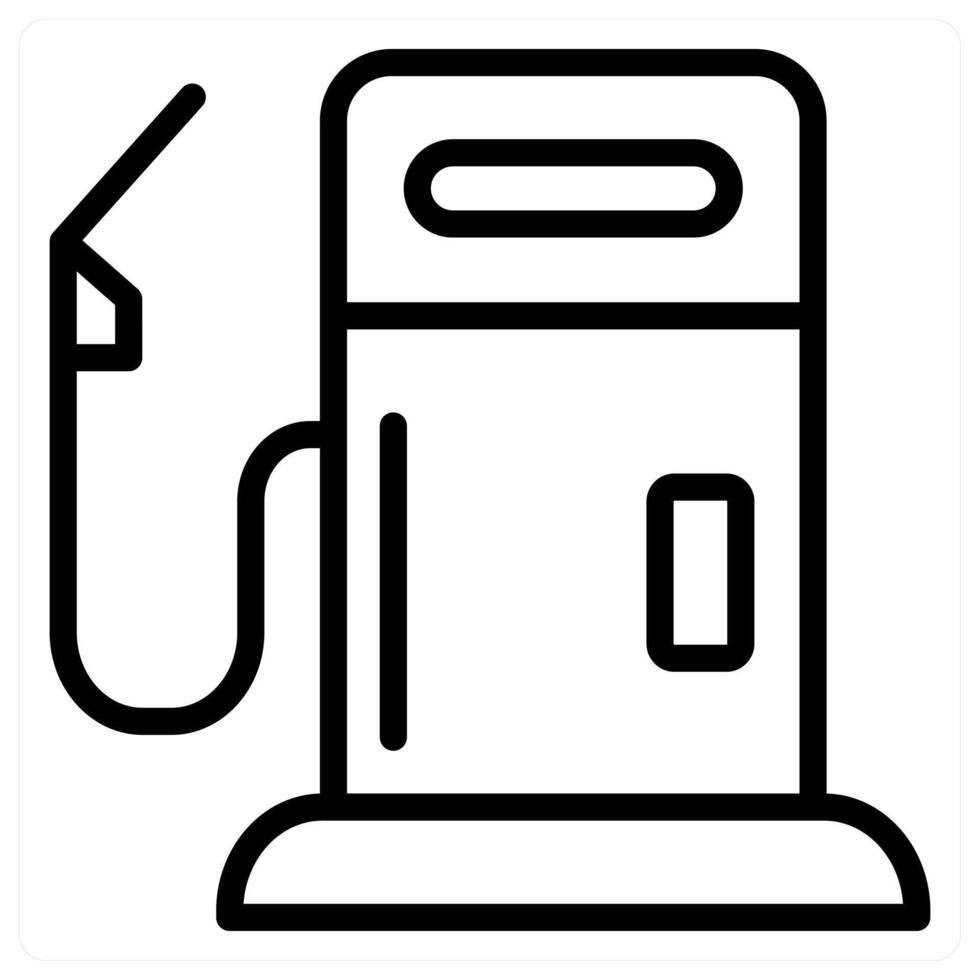 Petrol Pump and station icon concept vector