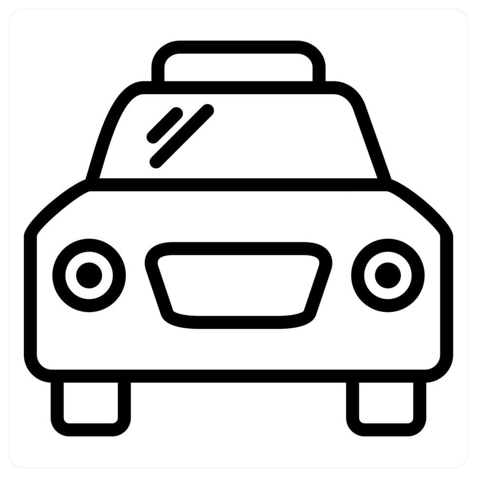 Taxi and transport icon concept vector