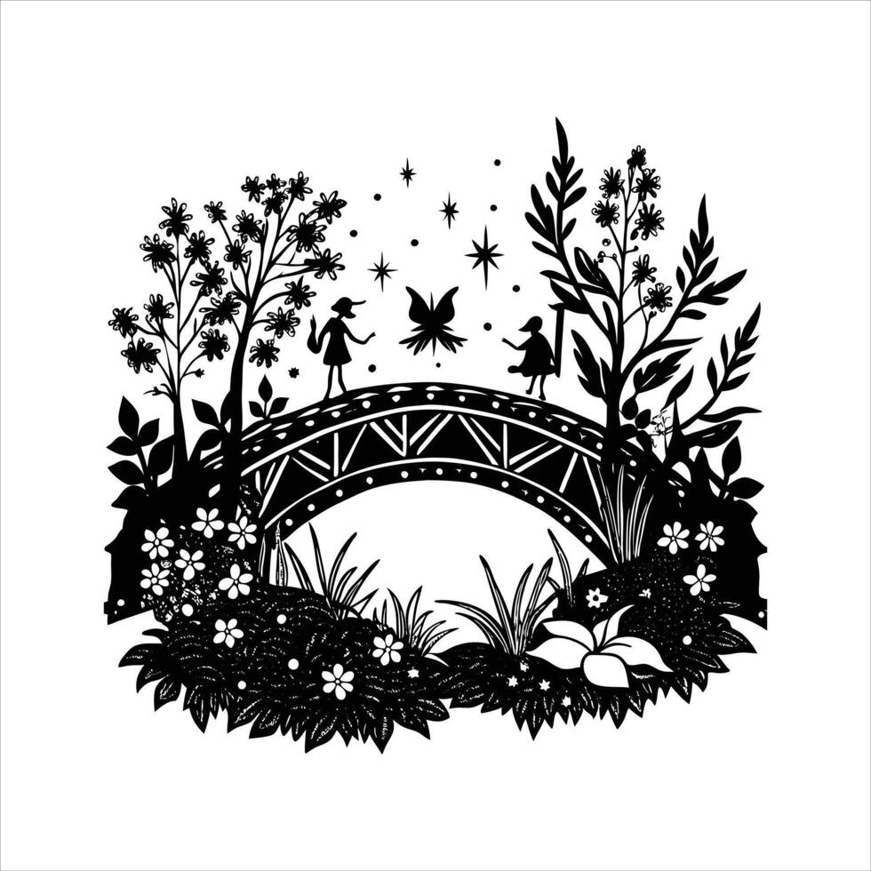 Flower Bridge Vectors